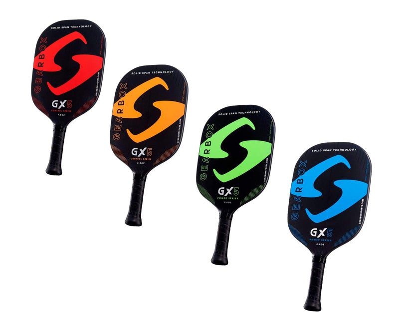 Gearbox GX5 Control 8.5oz 3-15/16in Carbon Fiber Orange Pickleball Paddle - Image 4